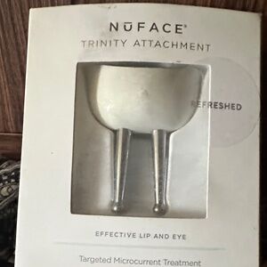 NuFace Trinity Attachment - White and Silver. Not used